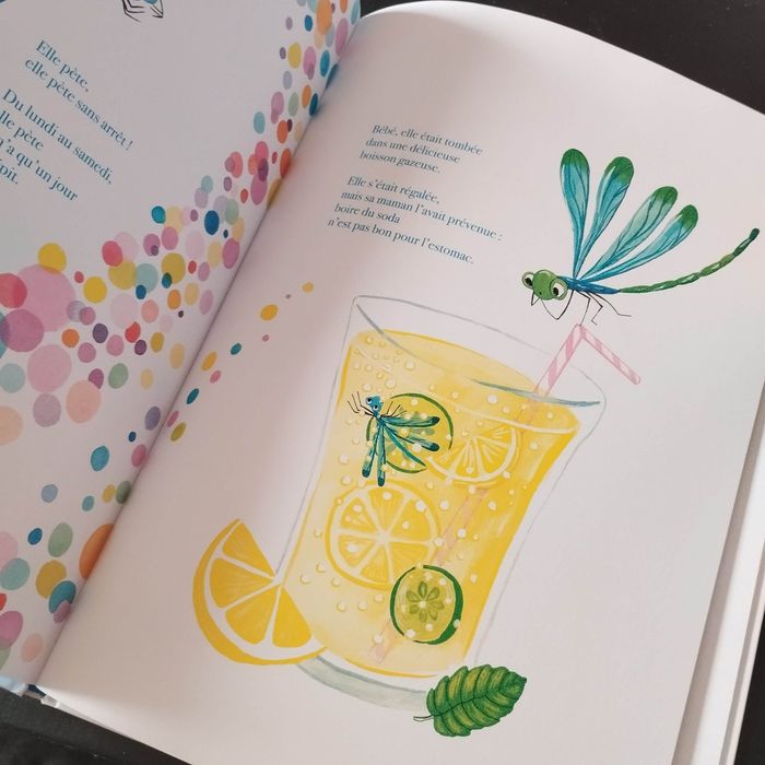 Livre édition saltimbanques la libellule qui pète et la mouche qui pue - photo numéro 4