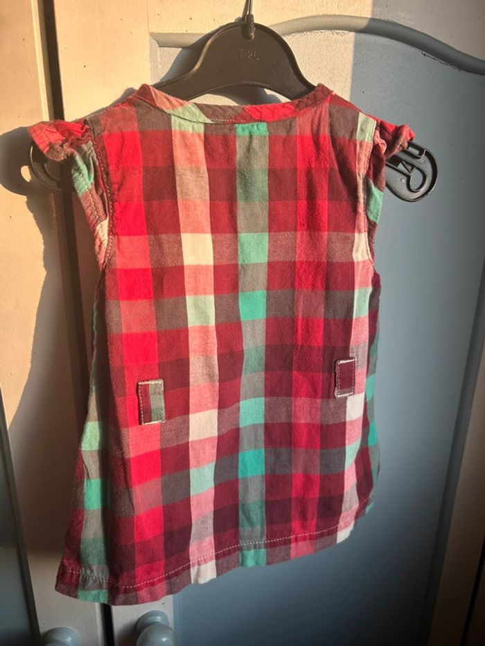 Blouse à carreaux, 3 mois, - photo numéro 6