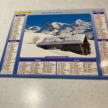 Calendrier 2003 identique à 2025