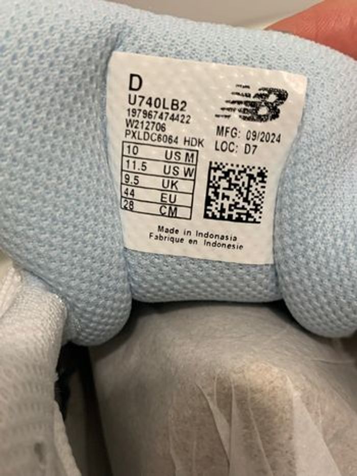 New balance 740 bleu homme - photo numéro 8