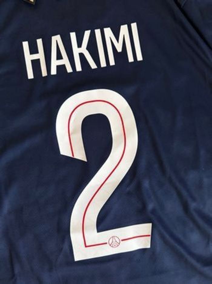 Maillot PSG 2025/2026 Achraf Hakimi Badge UEFA Taille L - photo numéro 3