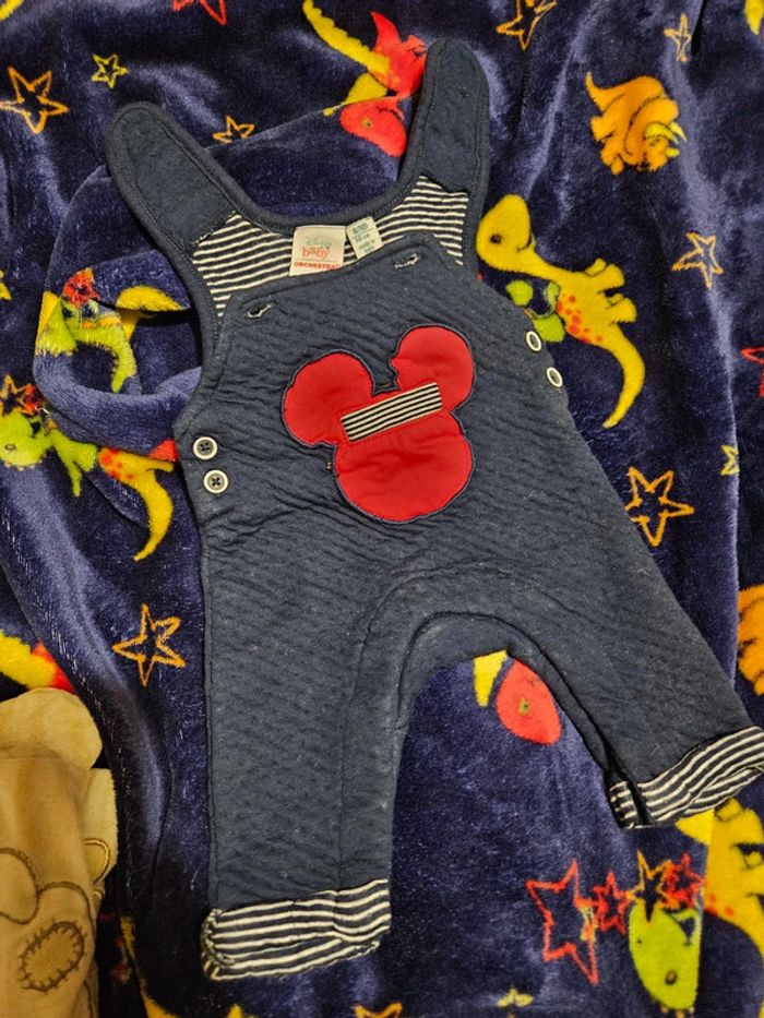 Salopette naissance Mickey