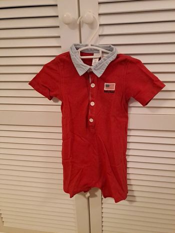 Babygap barboteuse rouge taille 2 ans