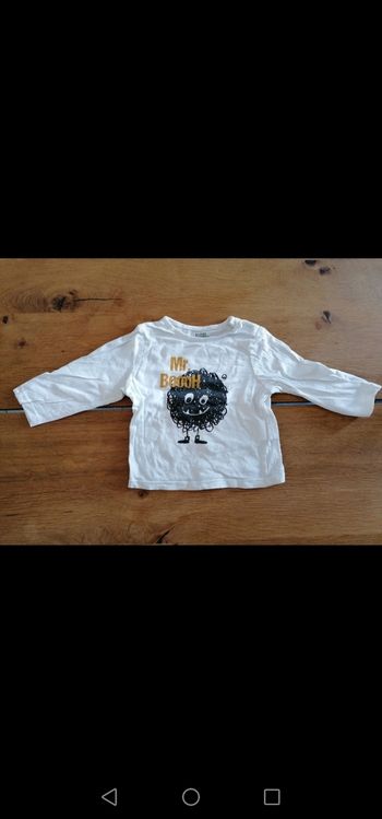 T-shirt manches longues 6 mois