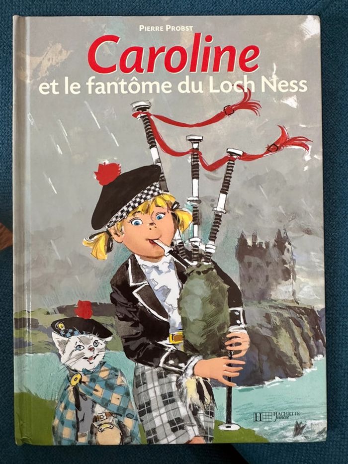 Livre rare Caroline et le Fantôme Monstre du Loch Ness bd album Pierre Probst