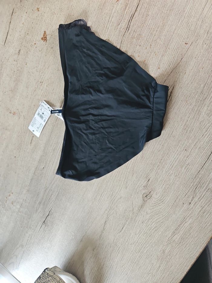 Culotte noir avec dentelle, Kiabi, tailleL, avec étiquette - photo numéro 6