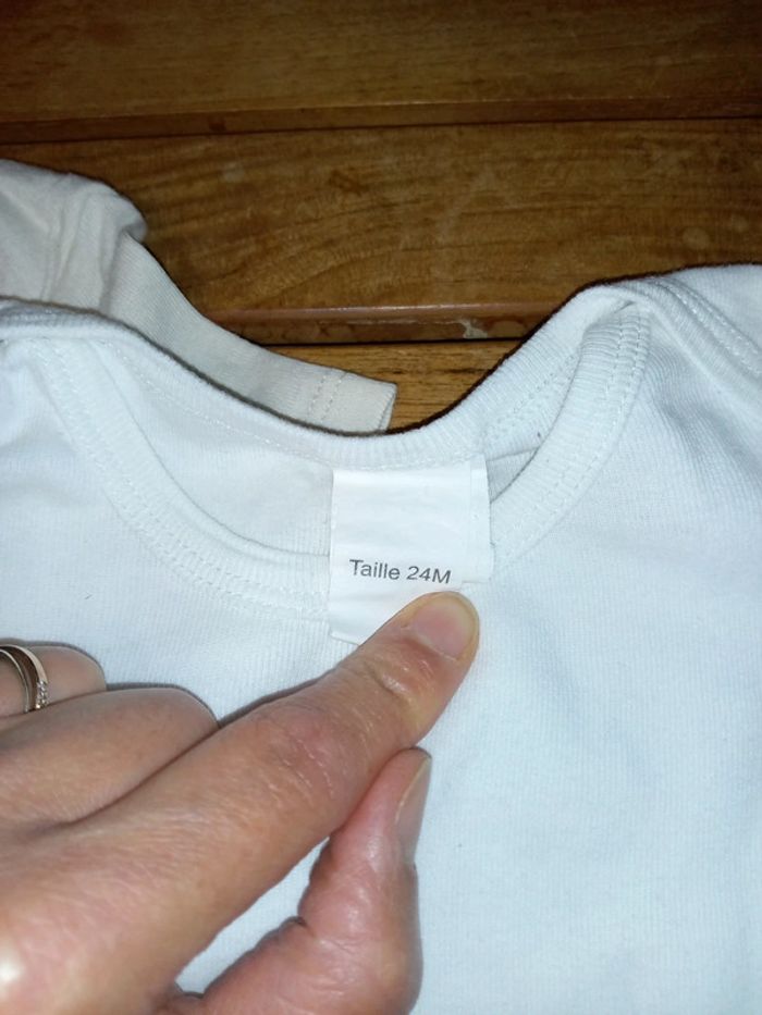 Lot de 2 body T 24 mois - photo numéro 3