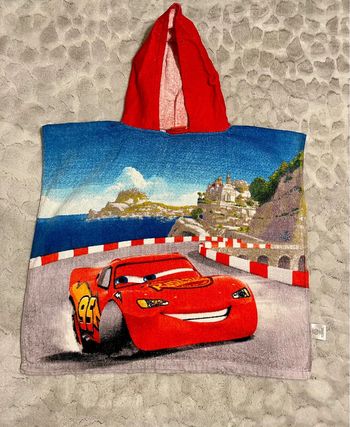 Cape de bain Cars - T. 4 ans