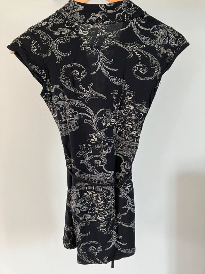 T shirt long imprimé taille S - photo numéro 3