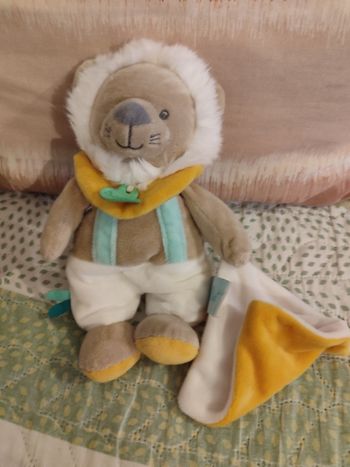 Doudou lion baby nat'
