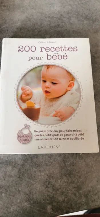 Livre de recette pour bébé