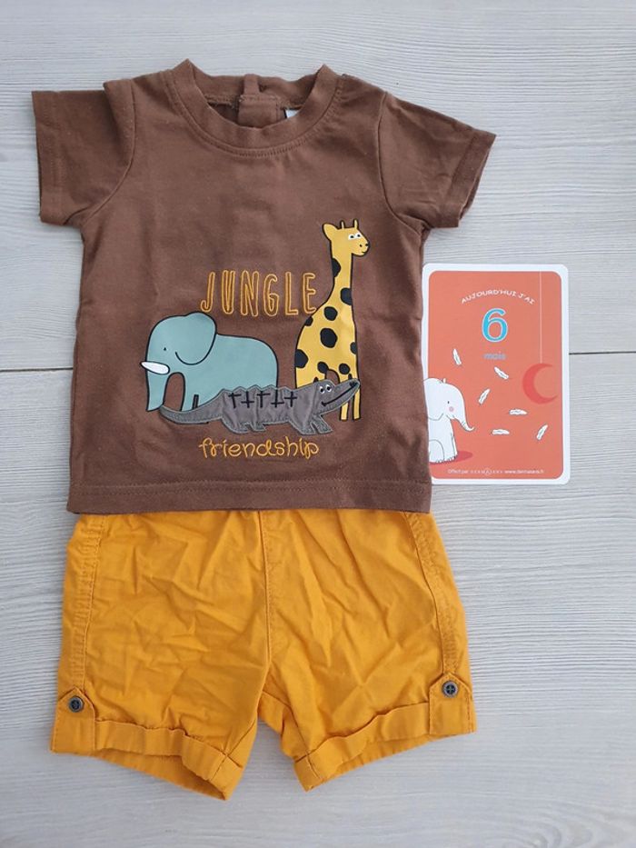 Ensemble jungle 6 mois