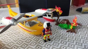 Hydravion de sauvetage PLAYMOBIL complet (sans boîte)