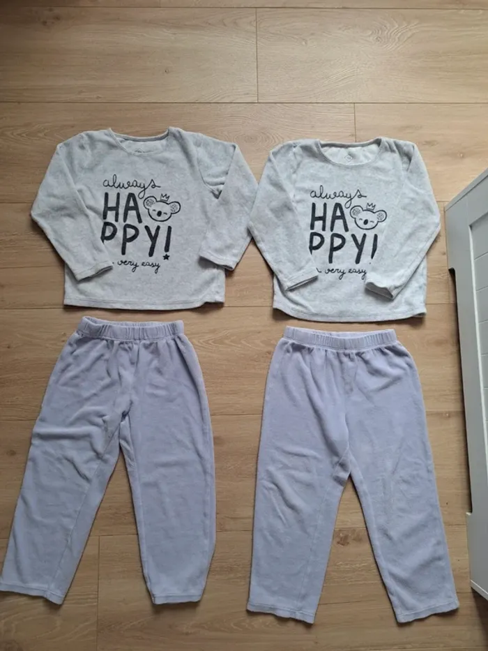 Pyjamas hiver jumelles 3/4A - photo numéro 2