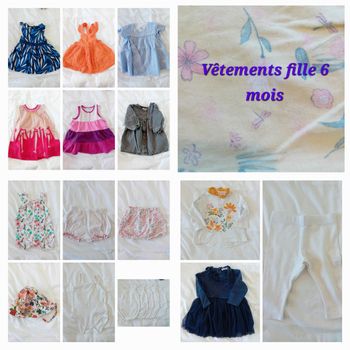 Lot été 6 mois fille