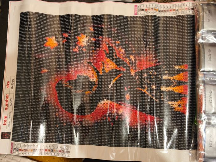 Diamant paint Disney Anna 30x40. - photo numéro 2