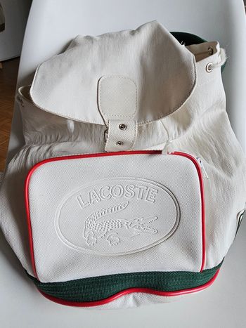 Sac au dos Lacoste original authentique vintage collector très rare