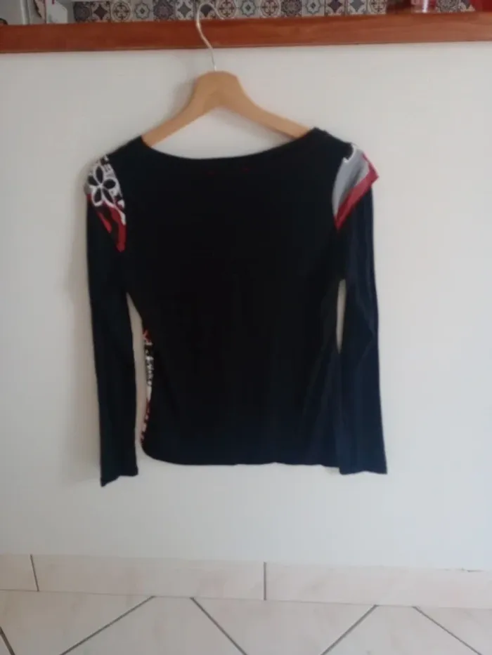 Tee shirt manches longues femme M bohème chic c87 - photo numéro 10