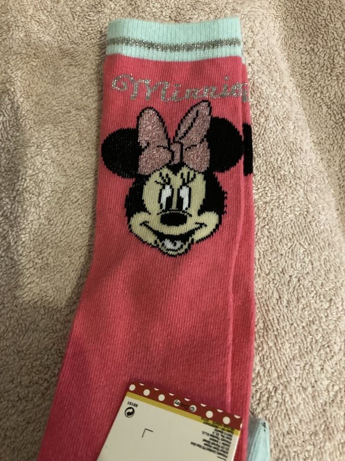 3 paires de chaussettes  minnie et la licorne
