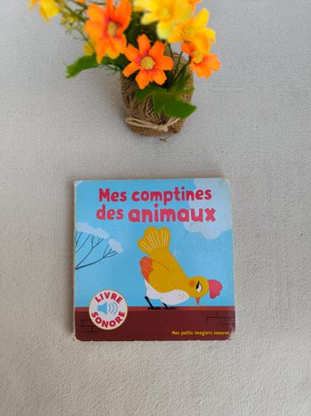 Livre sonore Mes comptines des animaux Gallimard
