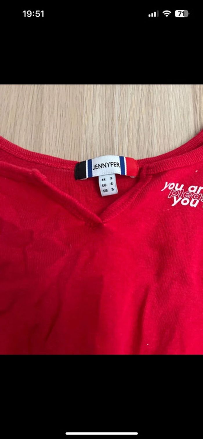 Crop top rouge - photo numéro 4