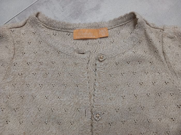 Gilet doré fille 3 ans - photo numéro 2