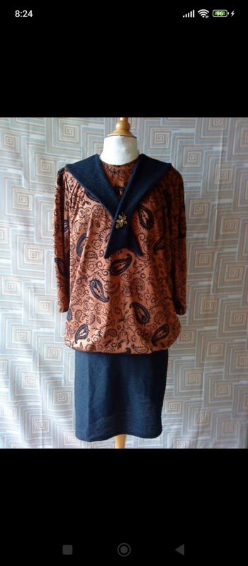 robe imprimé vintage 