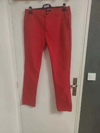 Pantalon rouge Brice