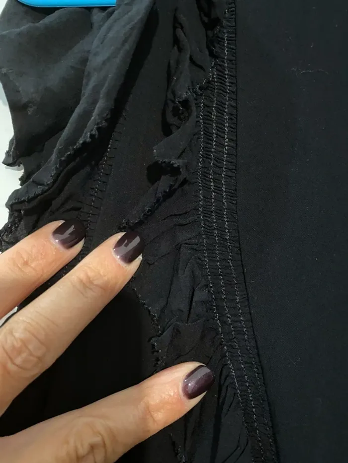 Robe noire courte zadig et voltaire - photo numéro 4