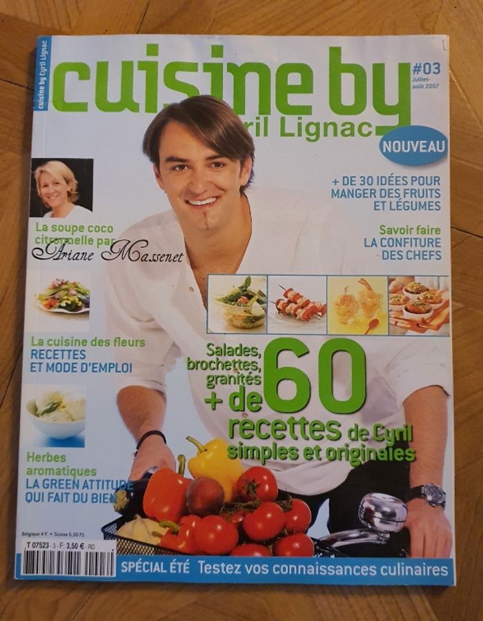Lot 5 magazines Cuisine by Cyril Lignac - photo numéro 2