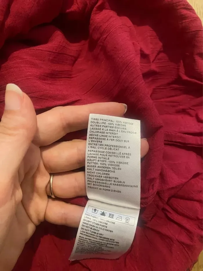 Robe courte bordeaux Ba&sh taille 1 - photo numéro 7