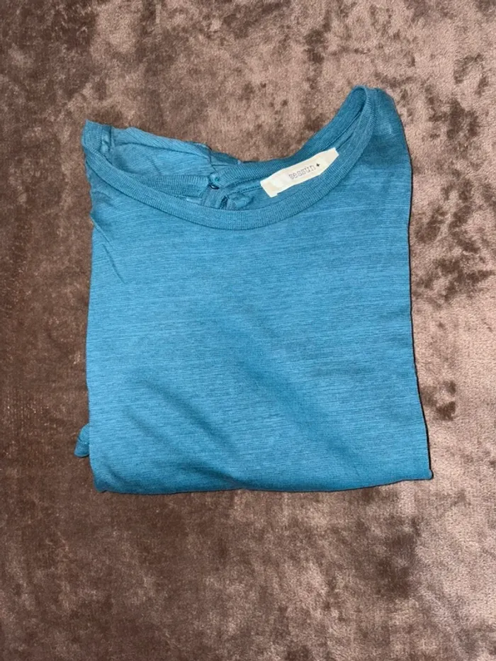 Combi short femme taille S Sessùn bleu turquoise en très bon état - photo numéro 2