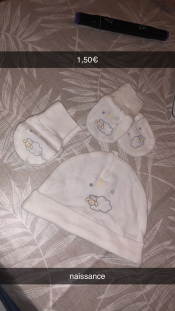 bonnet gand et chausson