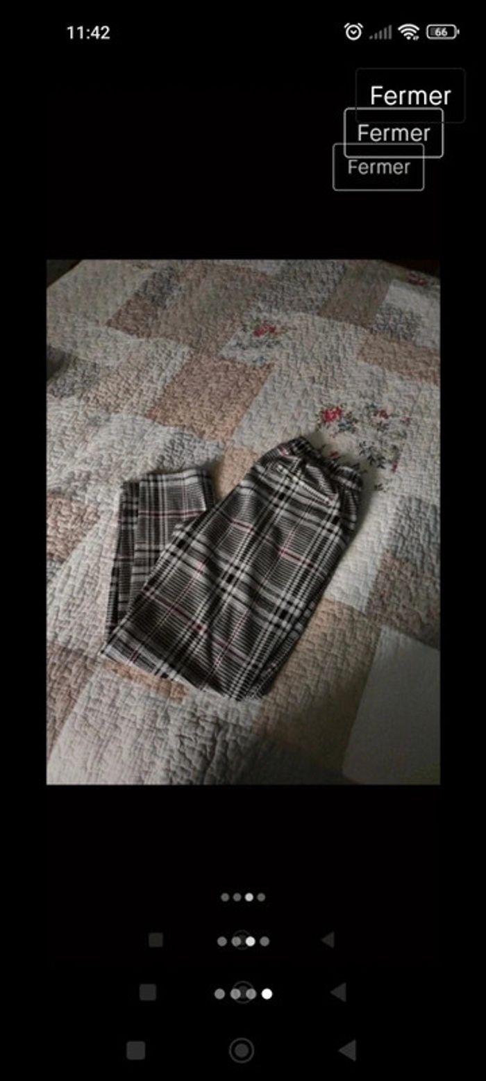 Très beau pantalon a carreaux - photo numéro 3
