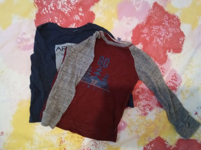 Lot 2 t-shirts manches longues Okaïdi 3 ans - photo numéro 2