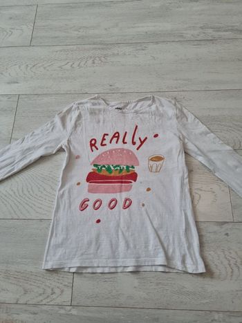 Haut ML "burger" Gémo fille