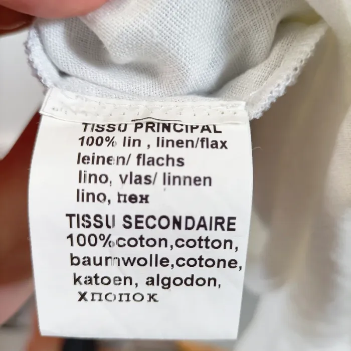 Robe asymétrique été Mado et les Autres lin coton taille 38 coupe originale fluide bohème A1569 - photo numéro 15