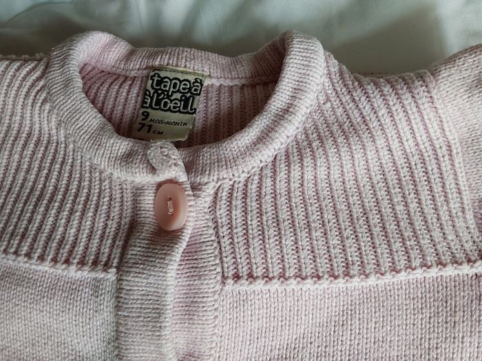 Gilet bébé fille taille 9mois - photo numéro 4