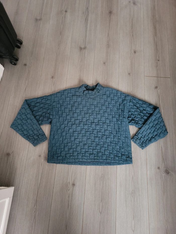 Pull zara bleu canard taille L