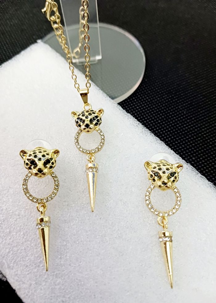 Magnifique parure bijoux léopard 🐆