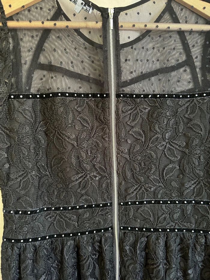Robe chic, manches courtes, dentelle - photo numéro 5