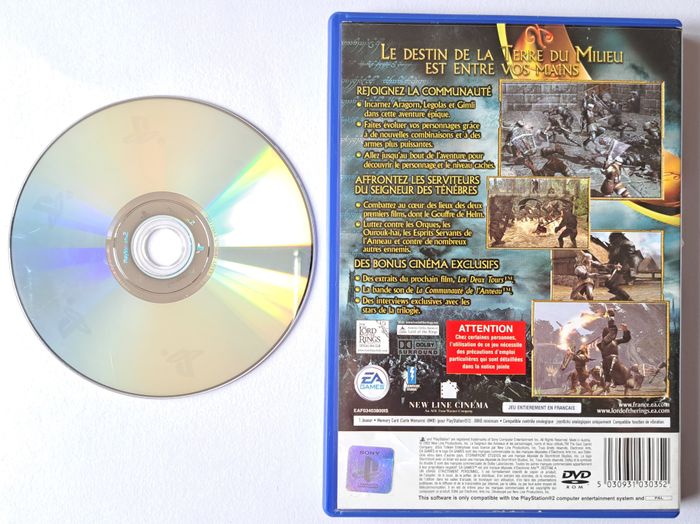 Le Seigneur des Anneaux Les Deux Tours Sony PlayStation 2 PS2 - photo numéro 3