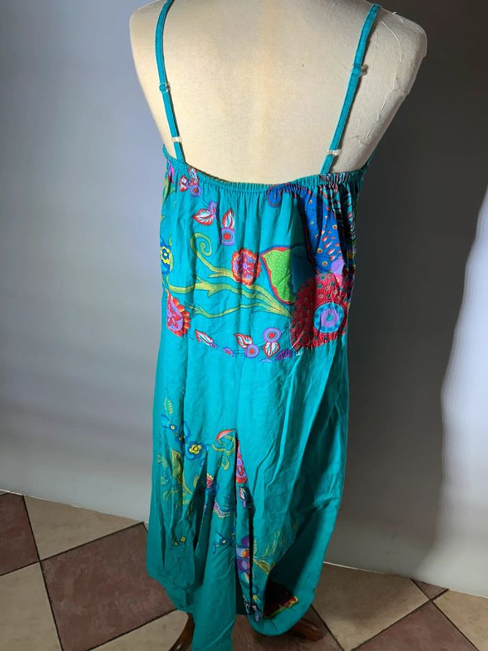 Robe bleue à motifs - photo numéro 4