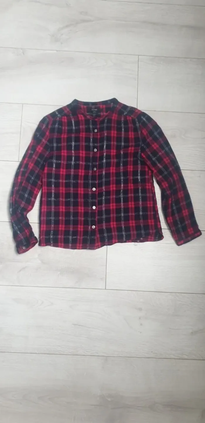 Chemise carreaux 8 ans