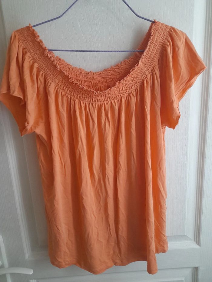 Blouse d été orange 42/44