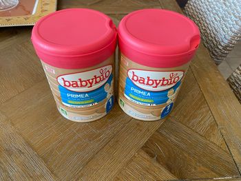 Lot de 2 boîtes de lait BABYBIO PRIMEA 1er âge