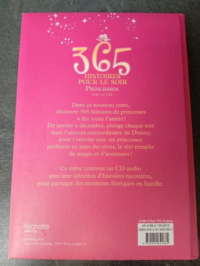 Livre 365 histoires pour le soir princesses Disney - photo numéro 2