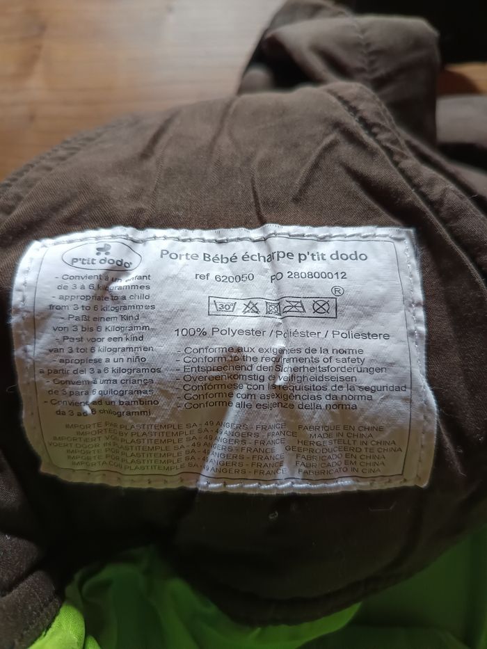 Écharpe porte bébé - photo numéro 4