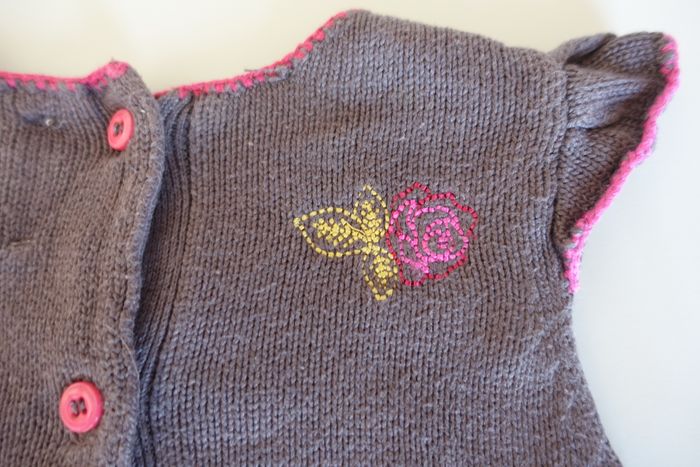 Robe-pull bébé fille 12 mois - photo numéro 4