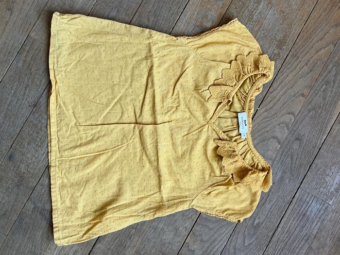 Blouse moutarde Cyrillus 6 ans - photo numéro 1